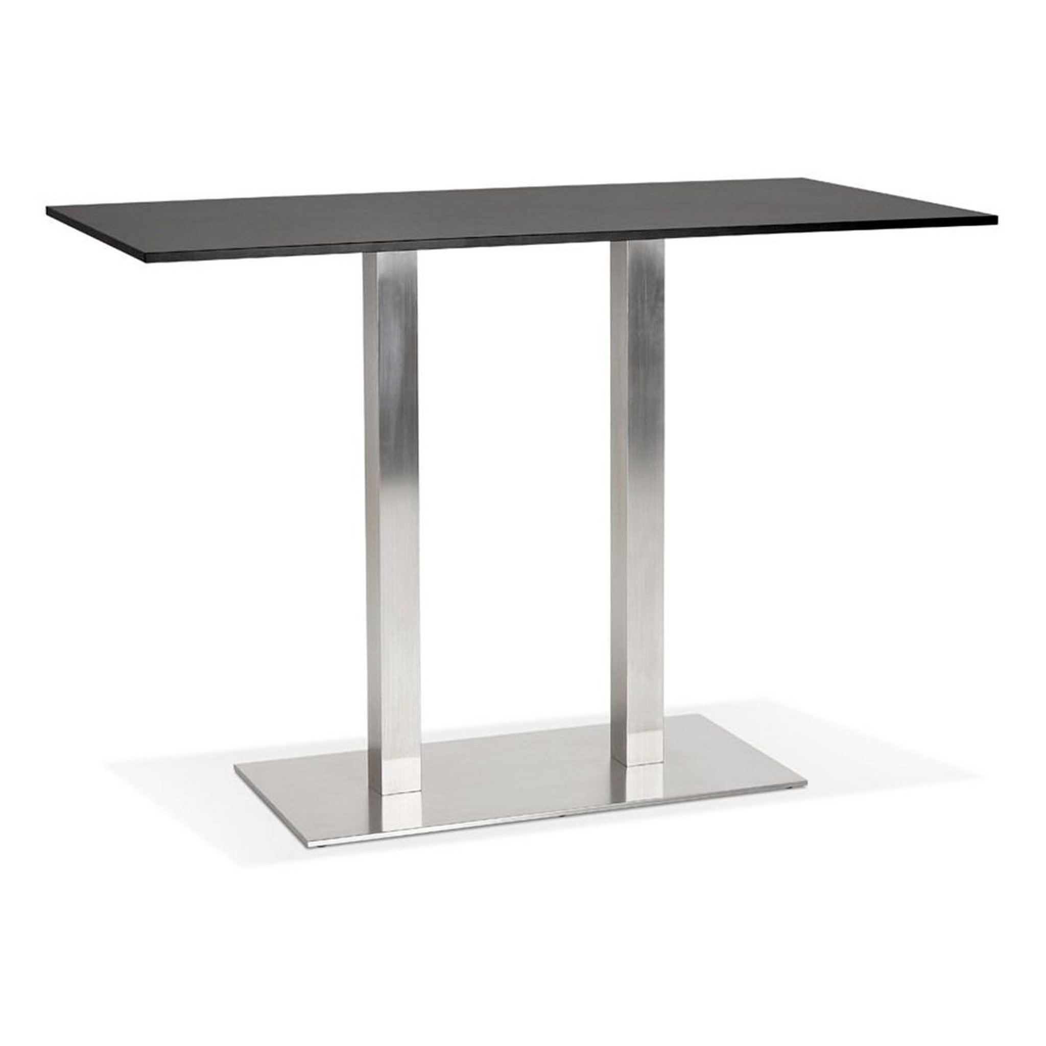 Voir la diapositive 1 : Paris Prix Table haute mange-debout  pansy  160cm noir & argent