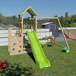 trigano Aire de jeux avec toboggan - Bois - H2,20m - XPERIENCE