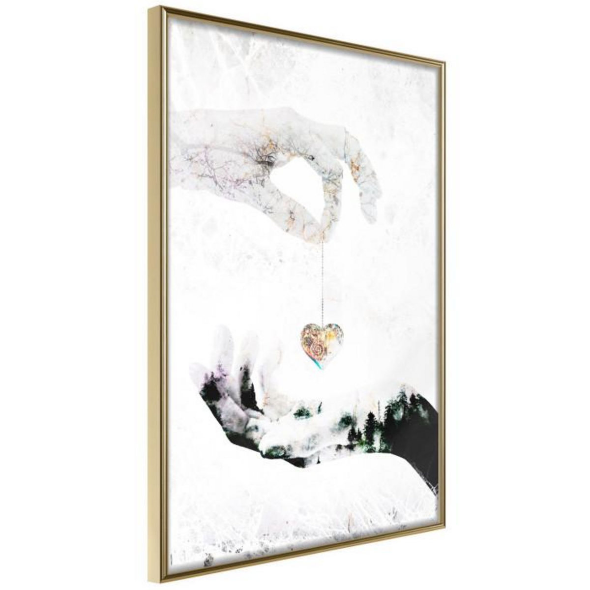 Paris Prix Affiche Murale Encadrée  Give Me Your Heart