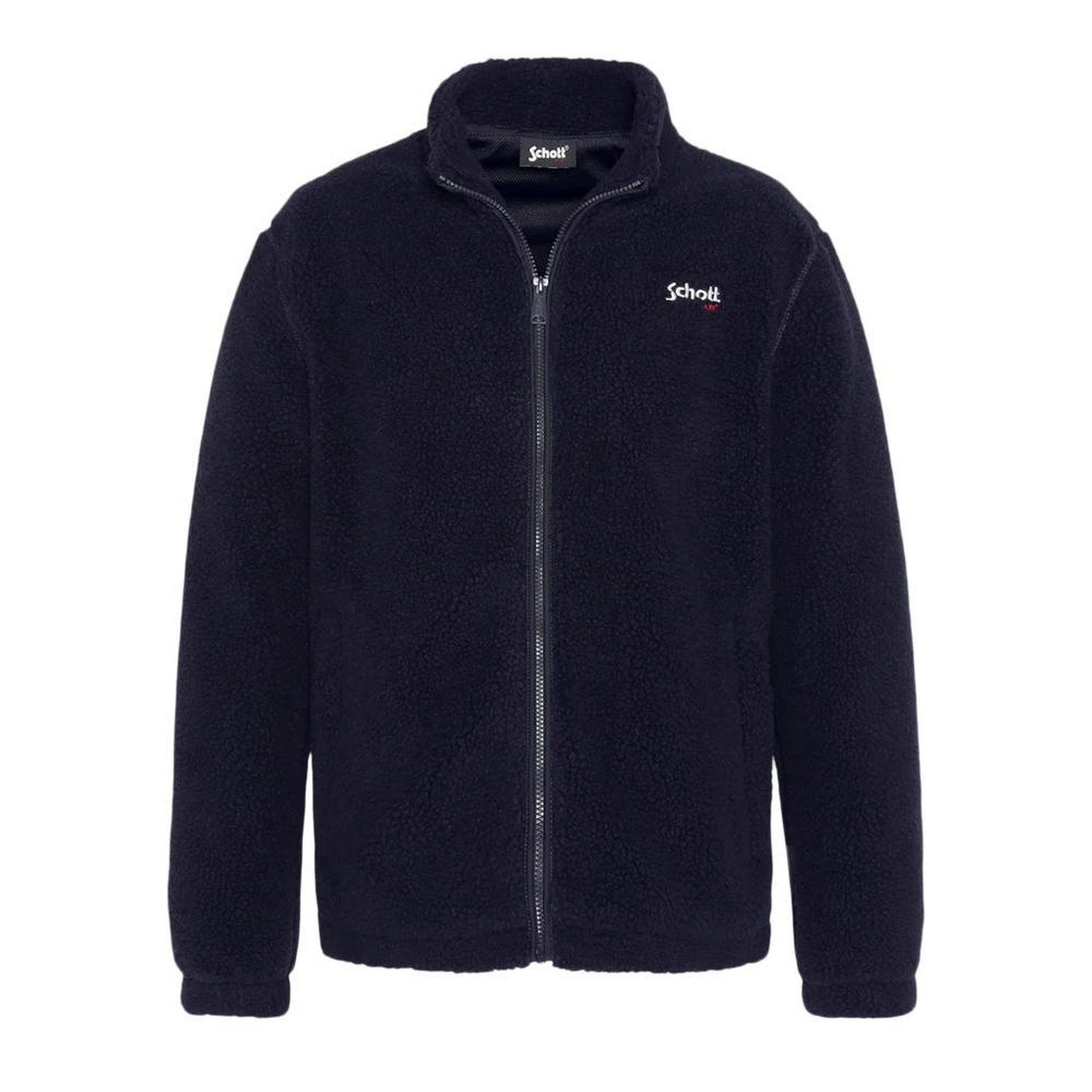 Voir la diapositive 1 : Schott Veste Sherpa Marine Homme Schott Sherpa PLARTIC