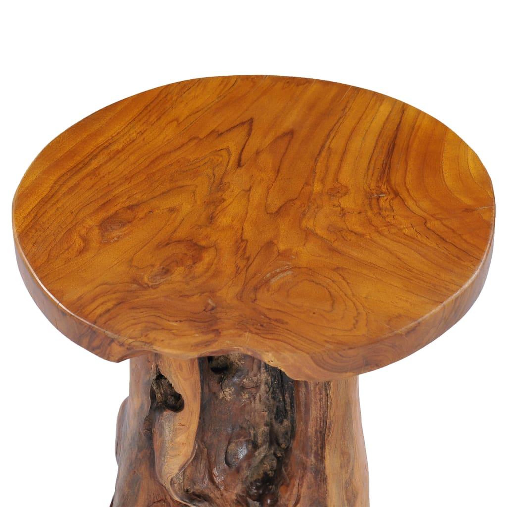 Voir la diapositive 3 : VIDAXL Table basse 40x40 cm bois de teck massif