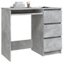 Voir la diapositive 3 : VIDAXL Bureau Gris beton 90x45x76 cm Bois d'ingenierie