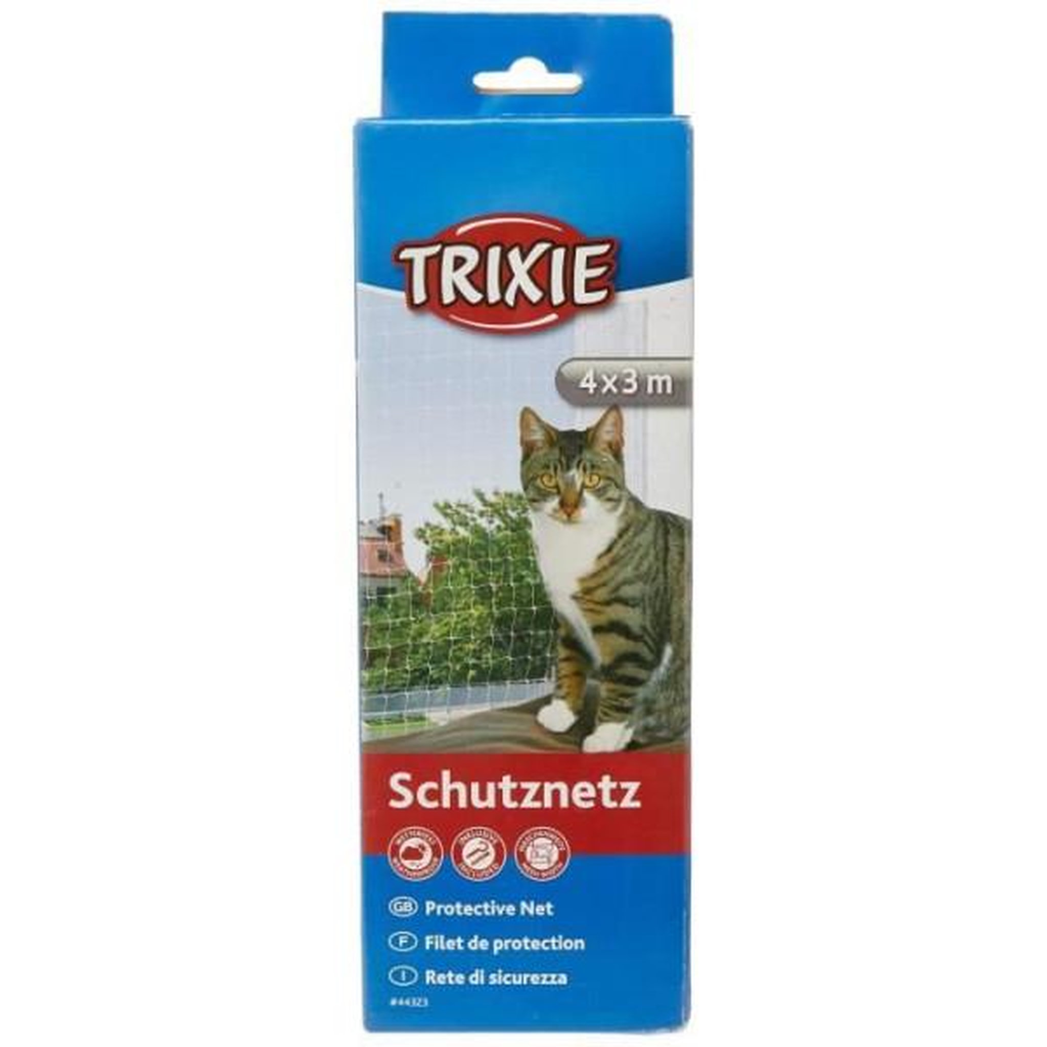 Voir la diapositive 2 : Trixie Trixie filet de protection pour chat 4 × 3 m