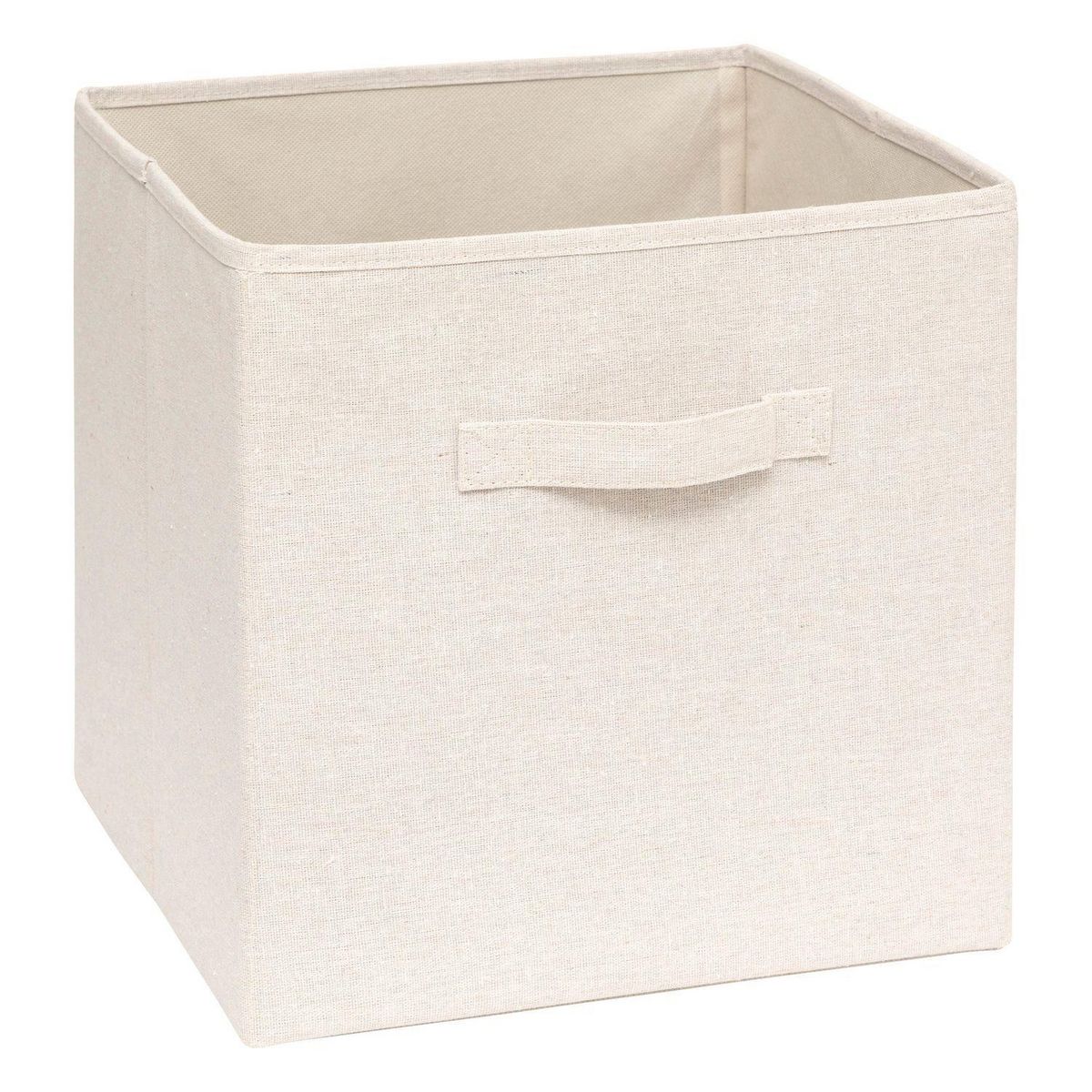 FIVE Lot 2 boîtes de rangement TIDY BOX - L. 31 x l. 31 x H. 31 cm - Beige