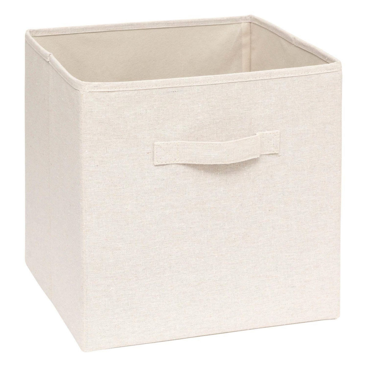 FIVE Lot 2 boîtes de rangement TIDY BOX - L. 31 x l. 31 x H. 31 cm - Beige
