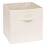 Voir la diapositive 3 : FIVE Lot 2 boîtes de rangement TIDY BOX - L. 31 x l. 31 x H. 31 cm - Beige