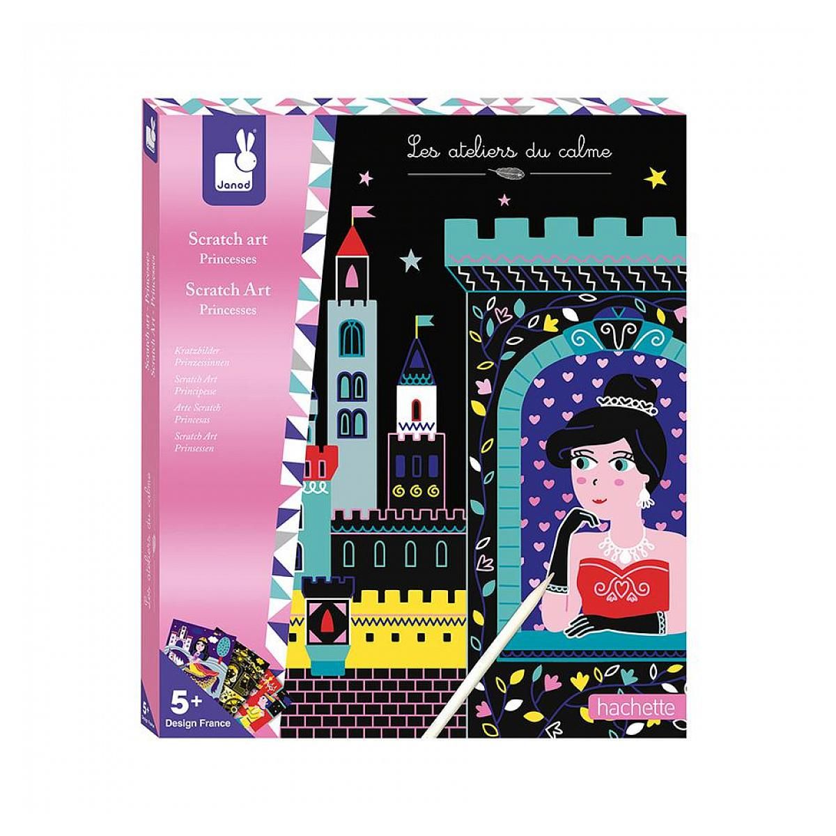 Juratoys-Janod Scratch Art - Jolie princesses