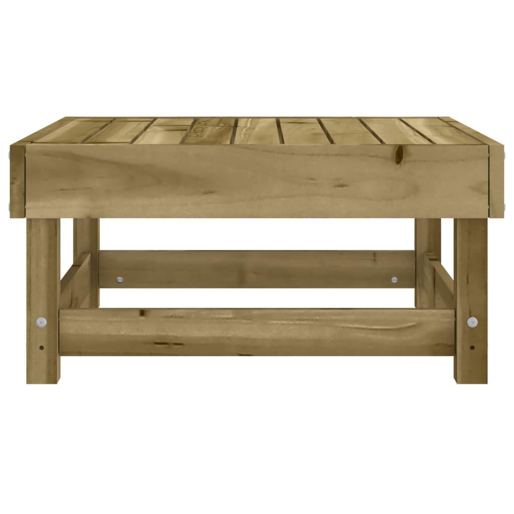 Voir la diapositive 5 : VIDAXL Repose-pied de jardin bois de pin impregne