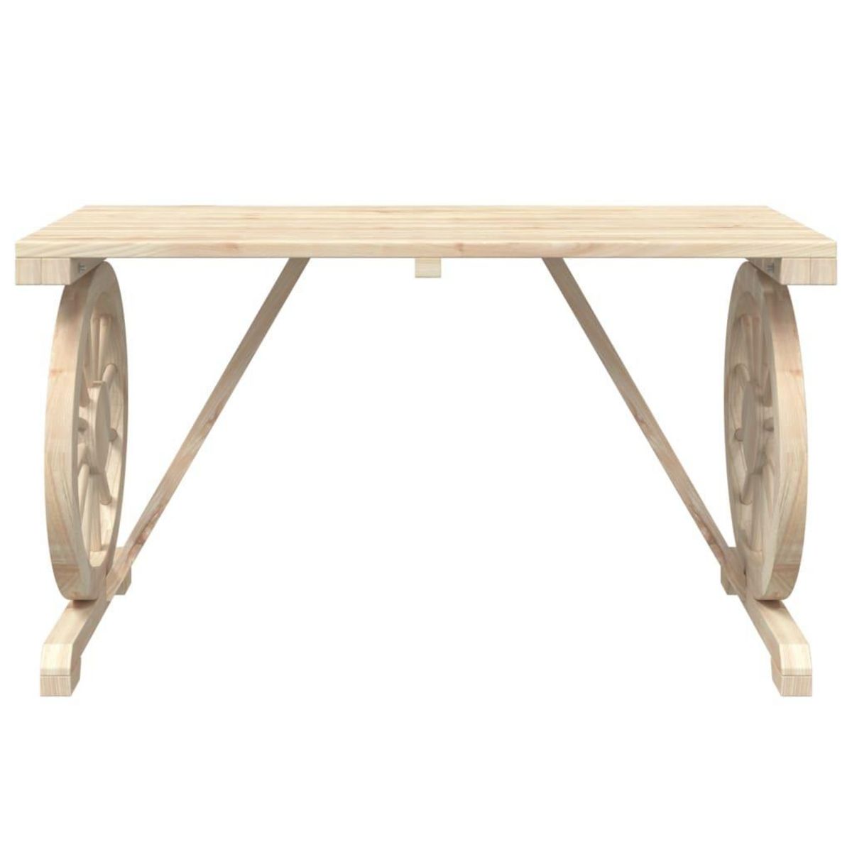VIDAXL Table de jardin 115x55x65 cm bois de sapin massif