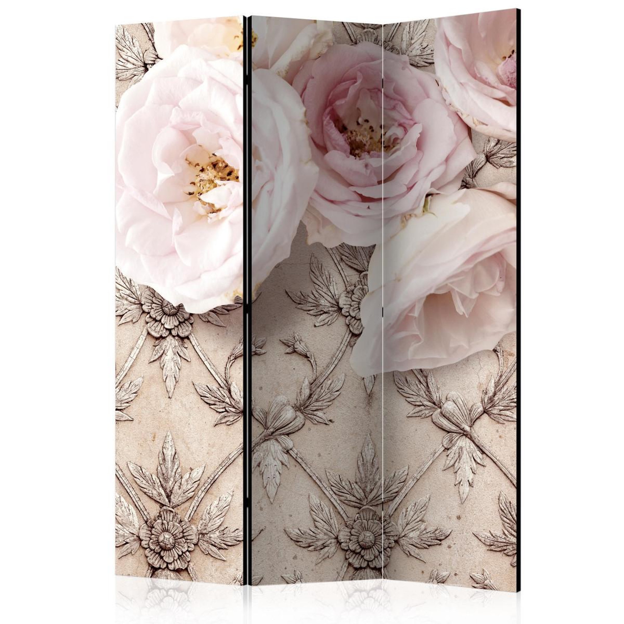 Paris Prix Paravent 3 volets  romantic beige  135x172cm