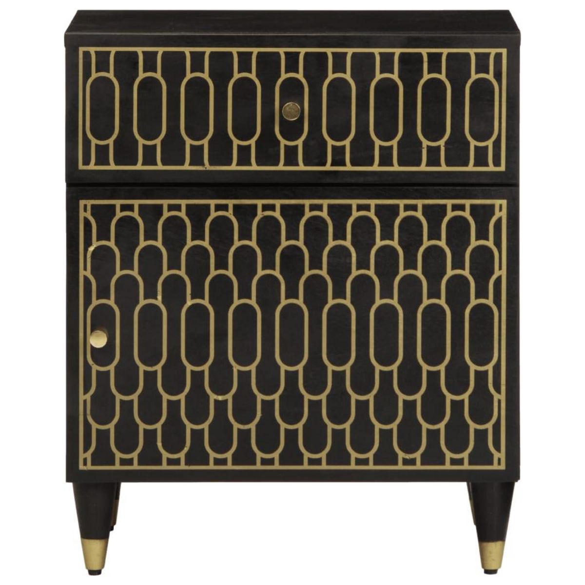 VIDAXL Table de chevet 50x33x60 cm bois de manguier massif