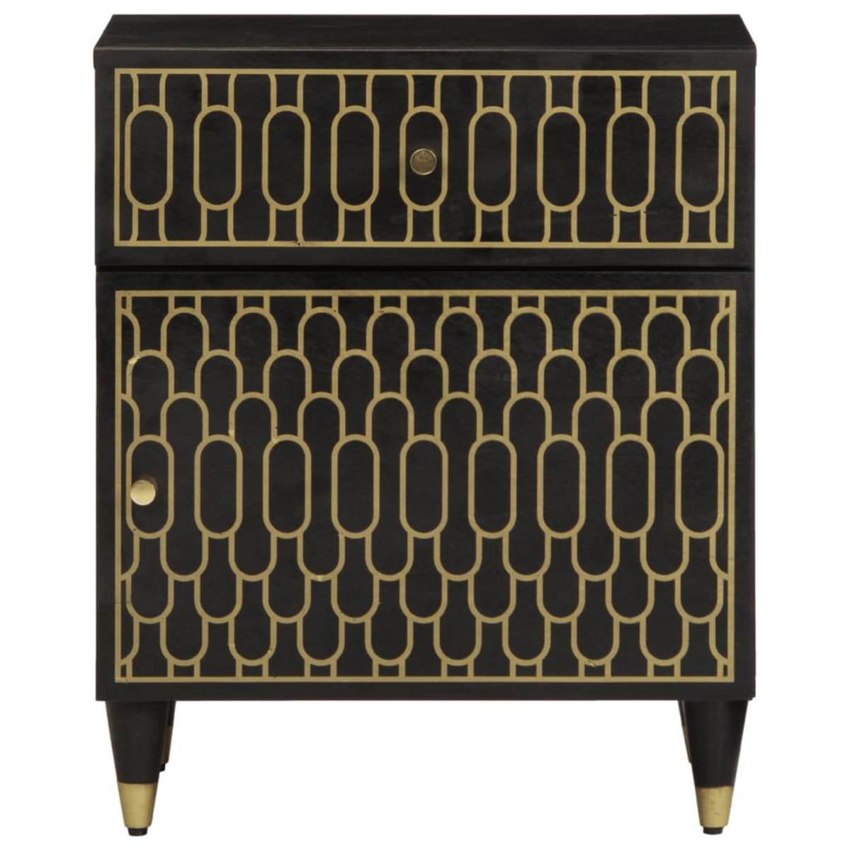 VIDAXL Table de chevet 50x33x60 cm bois de manguier massif