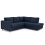 Voir la diapositive 4 : LISA DESIGN Jake - canapé déhoussable d'angle droit 5 places en velours texturé