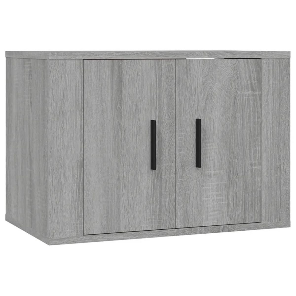 VIDAXL Ensemble de meubles TV 3 pcs Sonoma gris Bois d'ingenierie