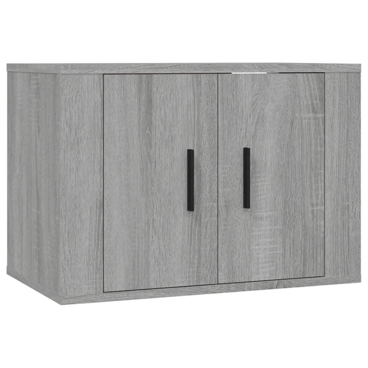 VIDAXL Ensemble de meubles TV 3 pcs Sonoma gris Bois d'ingenierie