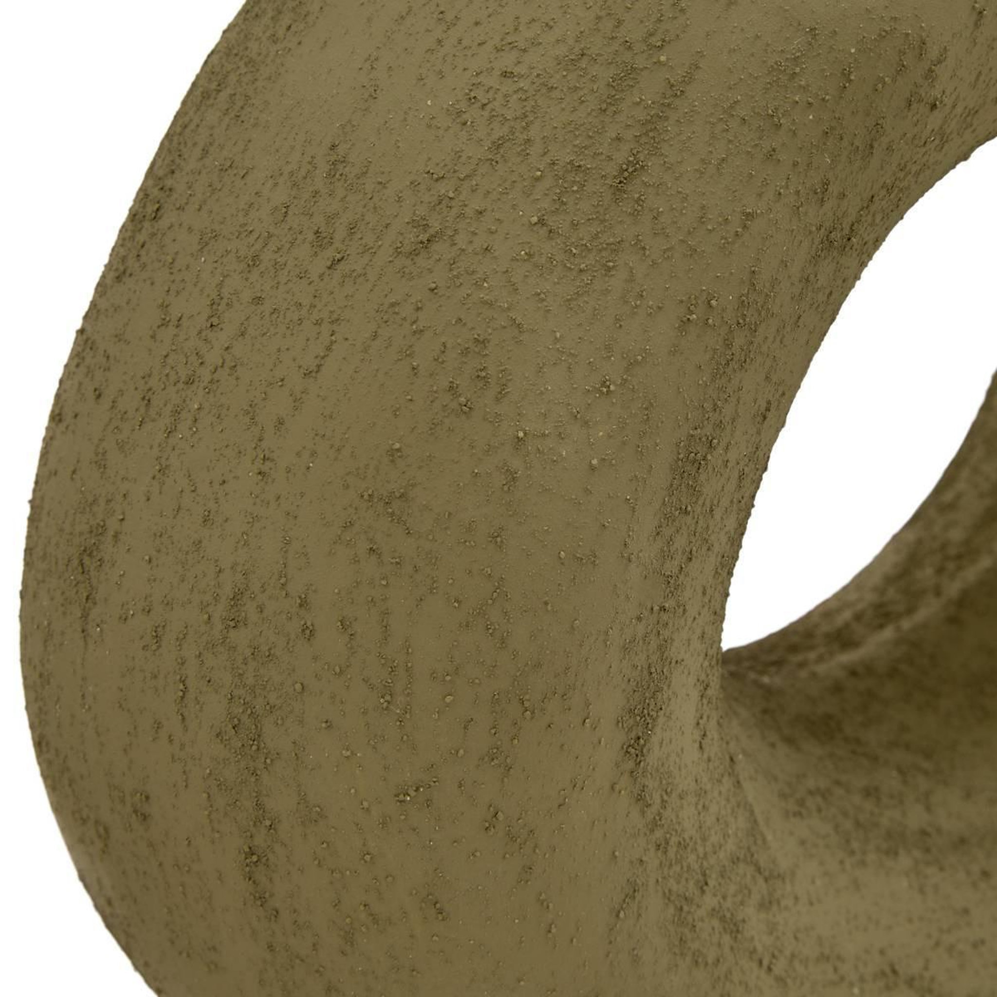 Voir la diapositive 3 : ATMOSPHERA Vase design en dolomite  bréa  23cm vert