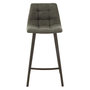 Voir la diapositive 2 : Paris Prix Chaise de Bar Design  Stéphane  95cm Gris Foncé