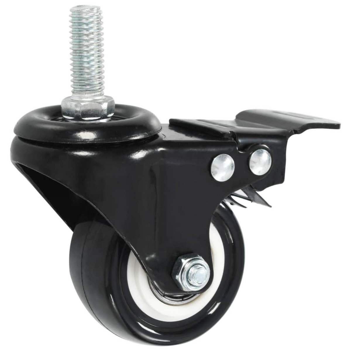 VIDAXL Roulettes pivotantes avec freins 4 pcs 50 mm