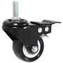 Voir la diapositive 3 : VIDAXL Roulettes pivotantes avec freins 4 pcs 50 mm
