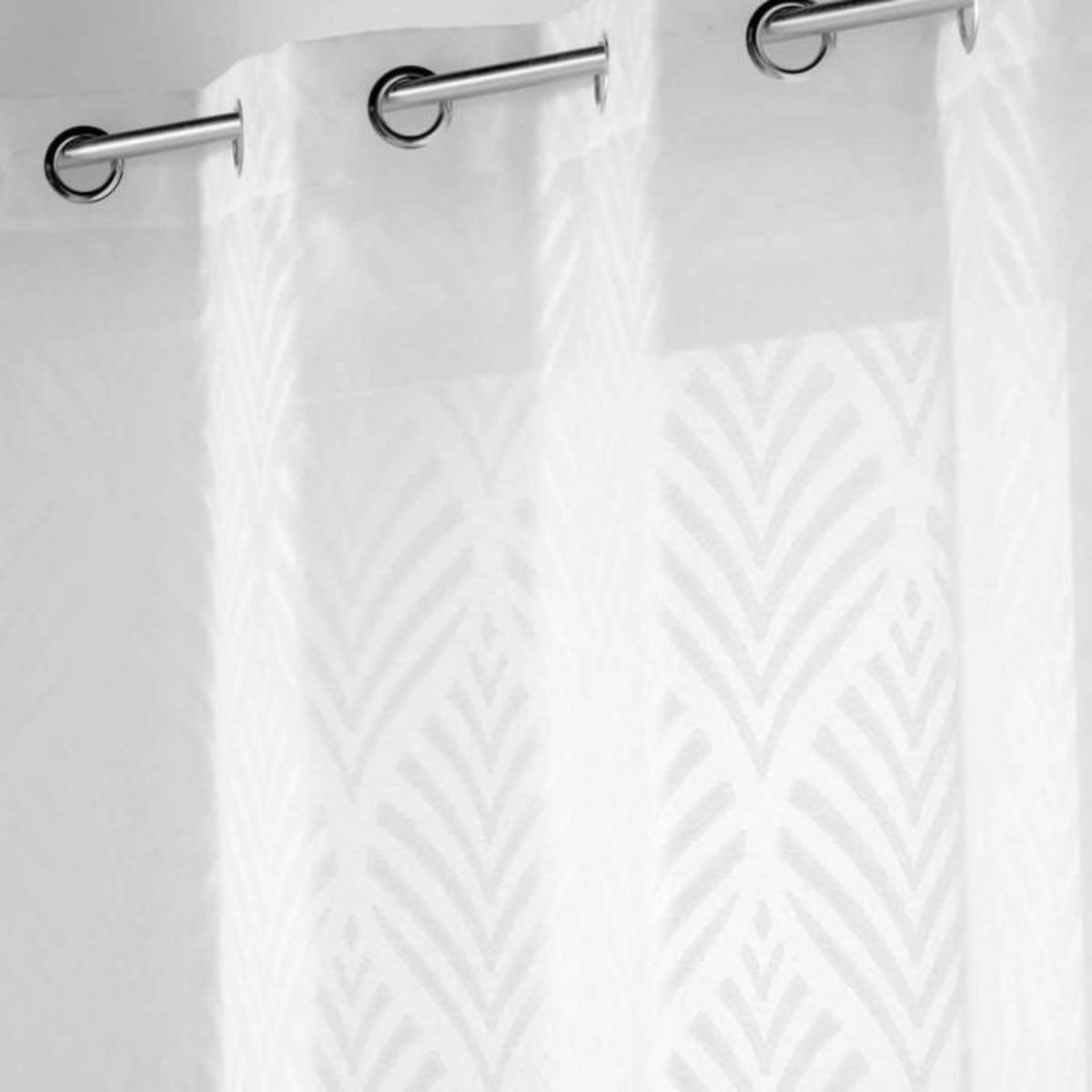 Paris Prix Rideau Voilage à Œillets  Poesia  140x280cm Blanc