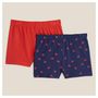 Voir la diapositive 1 : IN EXTENSO Lot de 2 shorts bébé garçon