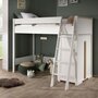 Voir la diapositive 1 : Paris Prix Pack - Lit Mezzanine Enfant & Armoire 2 Portes  London  Blanc