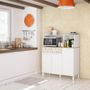 Voir la diapositive 3 : Desserte meuble de cuisine compact 3 portes + 1 tiroir MALO
