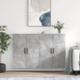 Voir la diapositive 1 : VIDAXL Armoires murales 2 pcs gris beton bois d'ingenierie