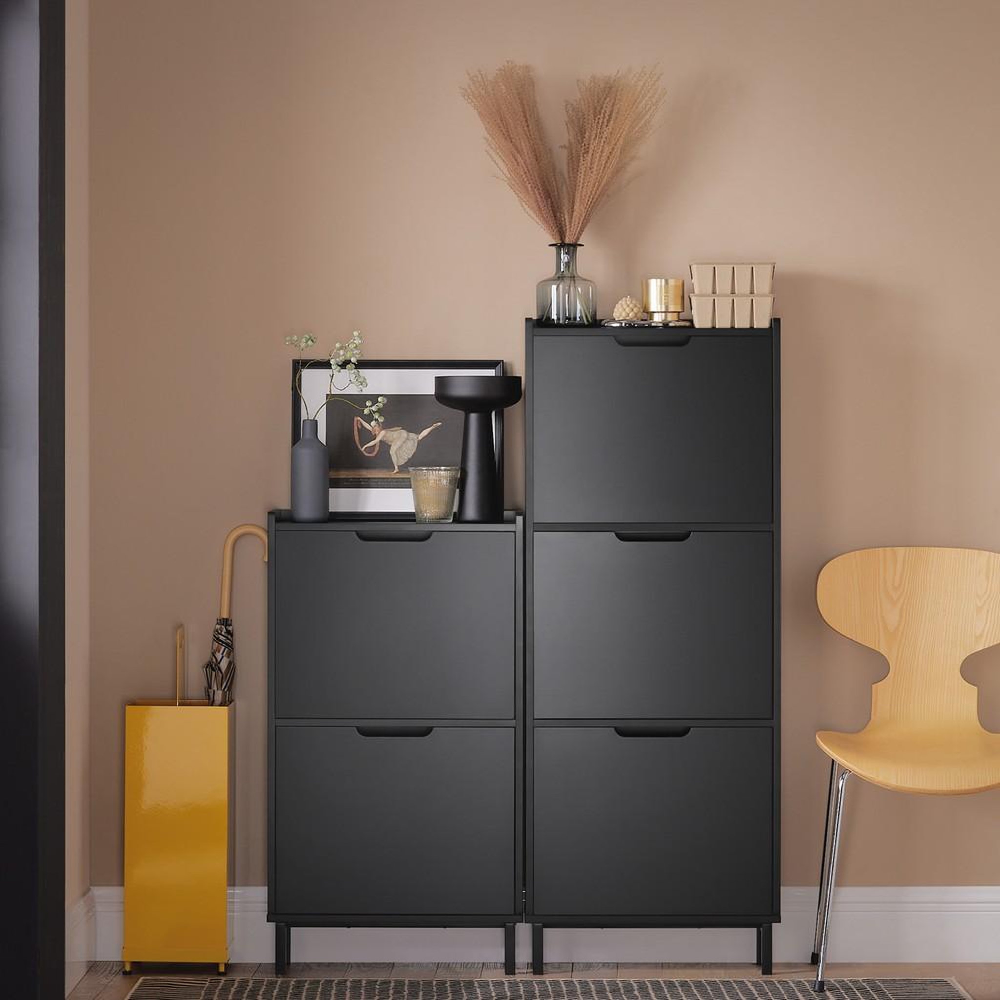 Voir la diapositive 2 : SOBUY SoBuy - Meuble À Chaussures 2 portes - Minimaliste - FSR151