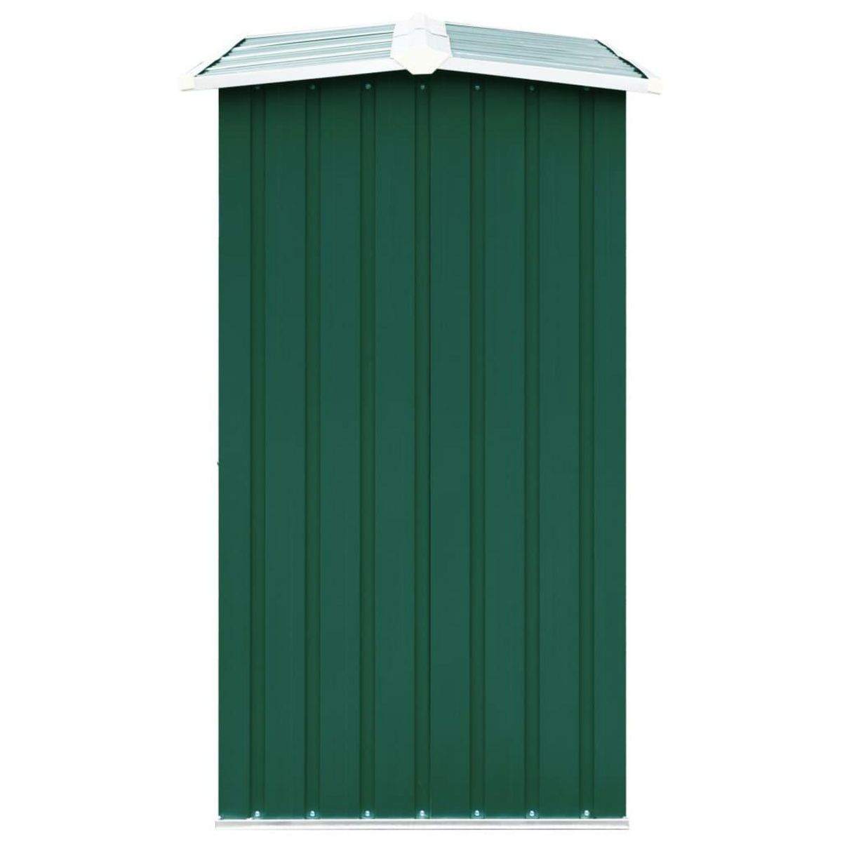 VIDAXL Abri de stockage de bois Acier galvanise 172x91x154 cm Vert