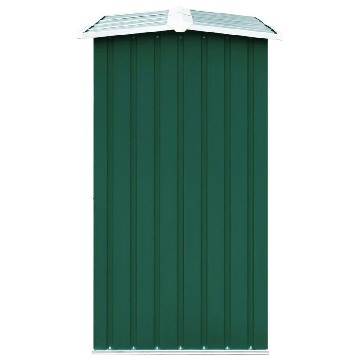 VIDAXL Abri de stockage de bois Acier galvanise 172x91x154 cm Vert