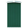 Voir la diapositive 4 : VIDAXL Abri de stockage de bois Acier galvanise 172x91x154 cm Vert