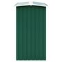 Voir la diapositive 4 : VIDAXL Abri de stockage de bois Acier galvanise 172x91x154 cm Vert