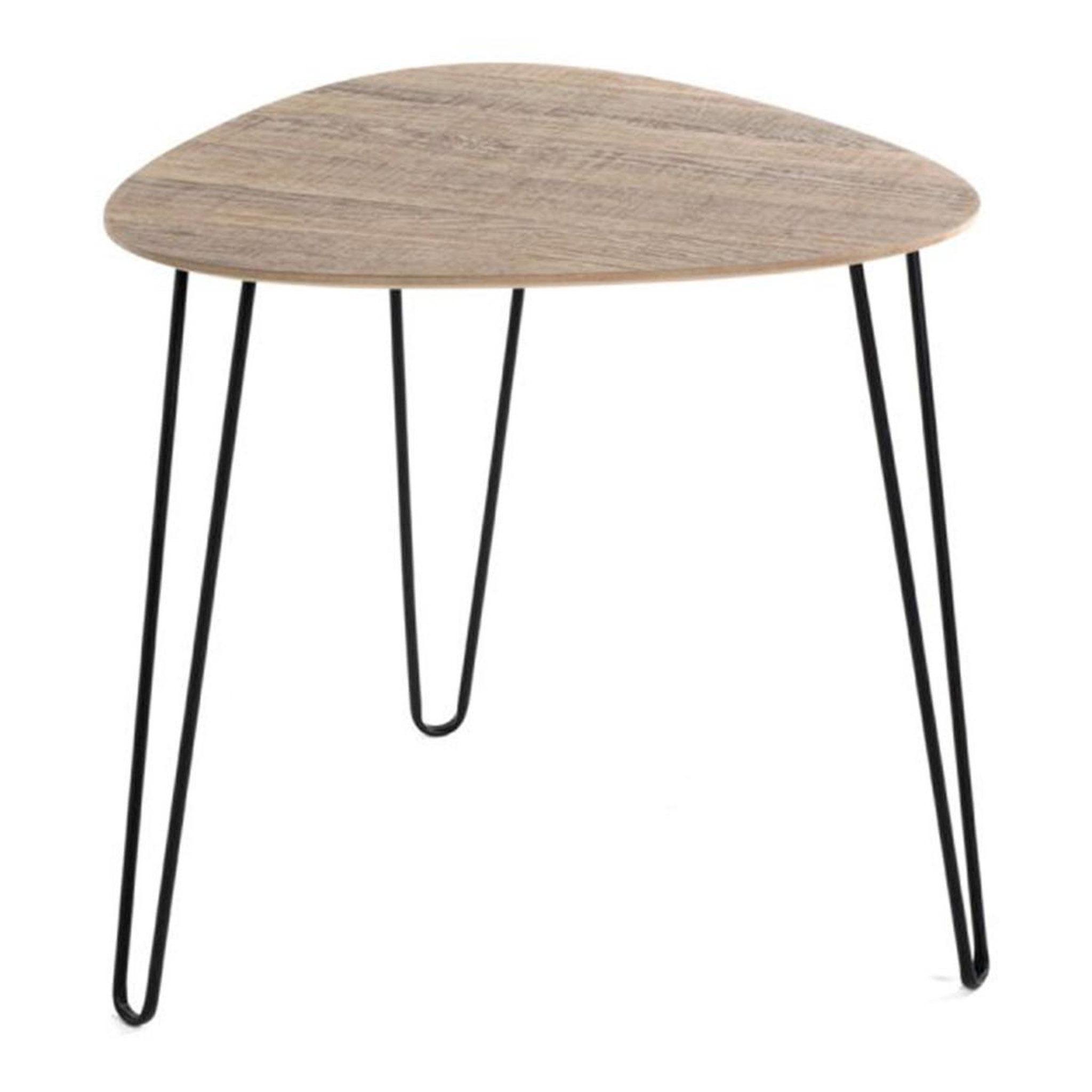 Paris Prix Table d'appoint design  rodry  43cm chêne & noir