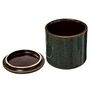 Voir la diapositive 2 : FIVE Pot à Coton Design  Green Harmony  10cm Vert