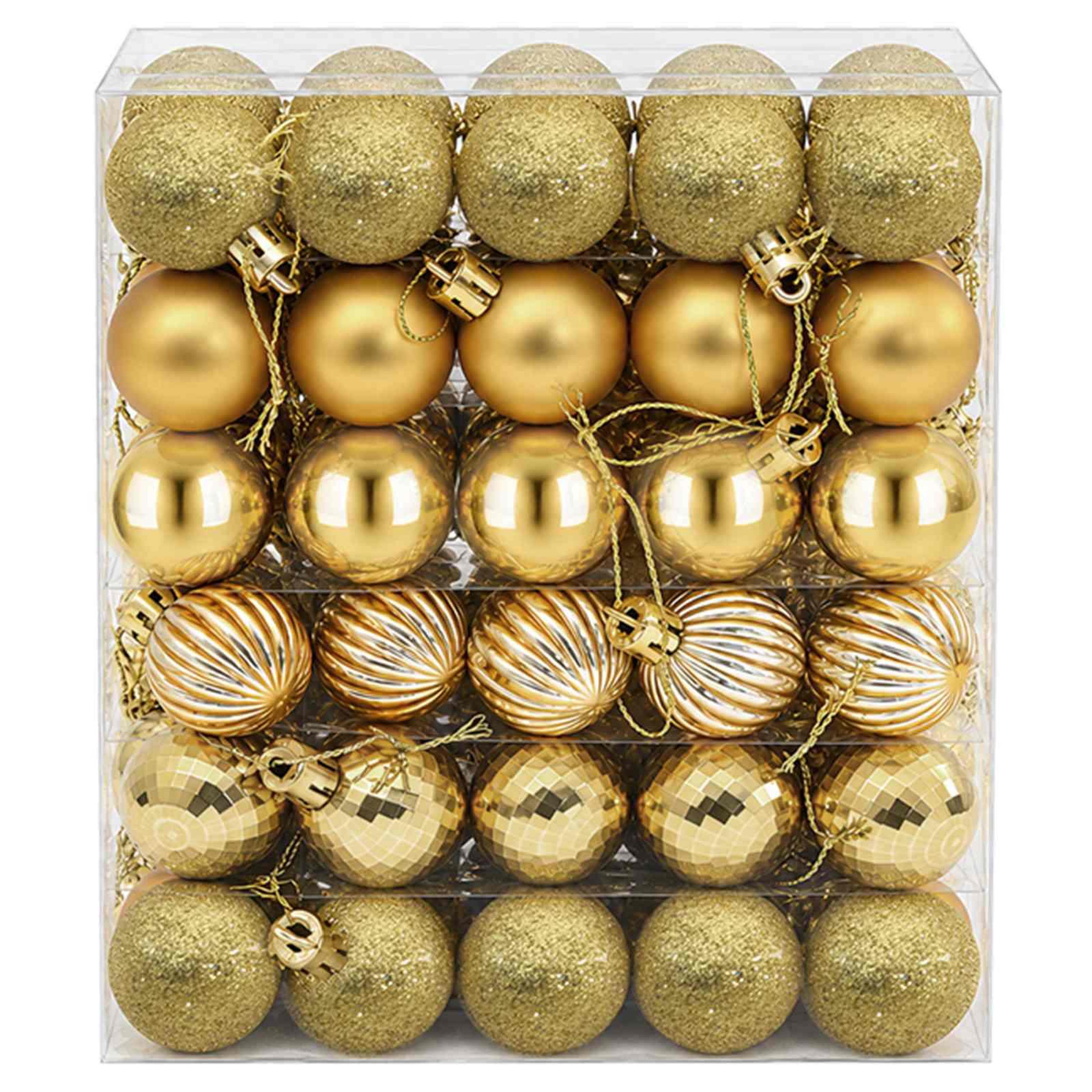 Voir la diapositive 4 : VIDAXL Ensemble de boules de Noël 150 pc Dore Diam. 3 cm Polystyrene