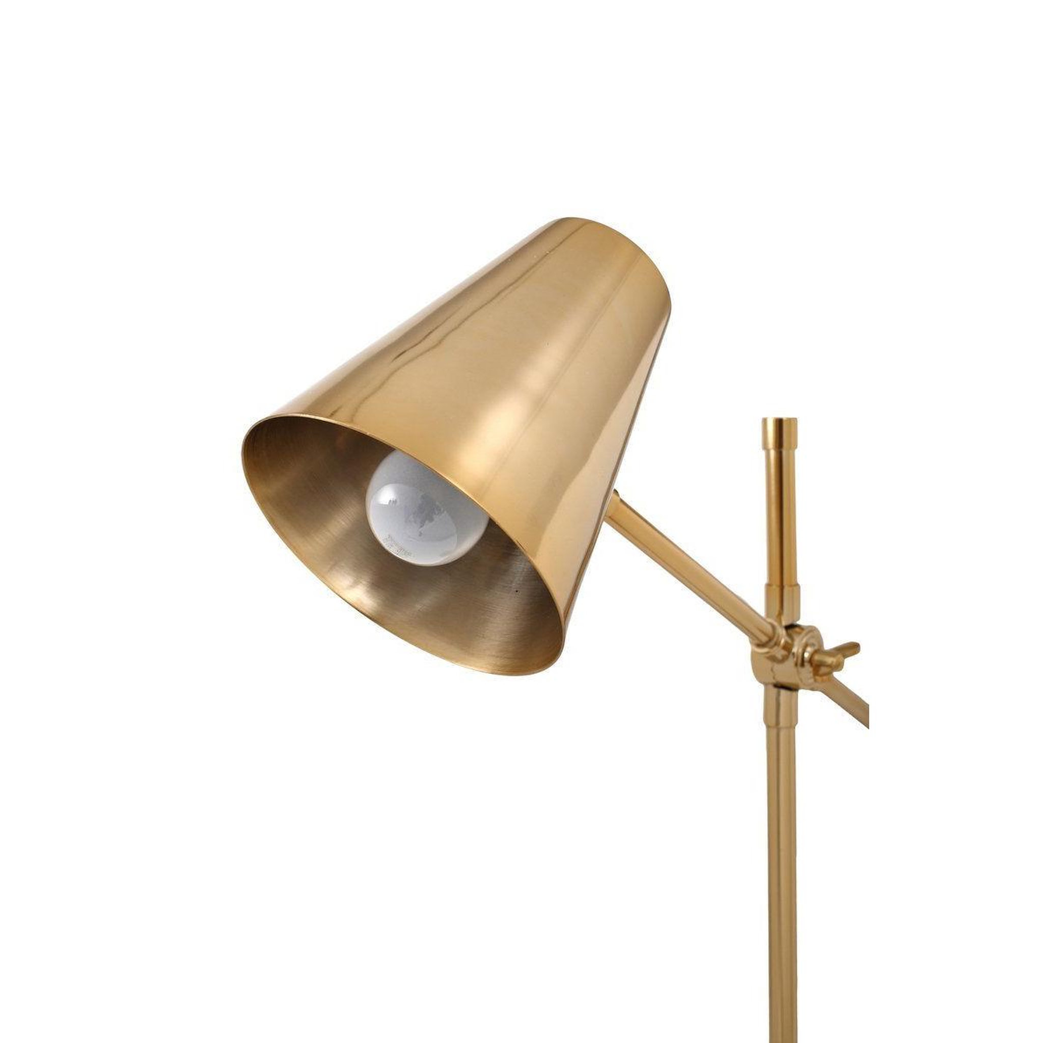 Voir la diapositive 6 : Paris Prix Lampe à poser industriel  celeste  74cm or