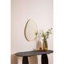 Voir la diapositive 2 : ATMOSPHERA Miroir forme organique - 40 x 60 cm - Doré