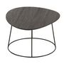Voir la diapositive 3 : Paris Prix Table d'Appoint Design  Mesla  69cm Marron Foncé