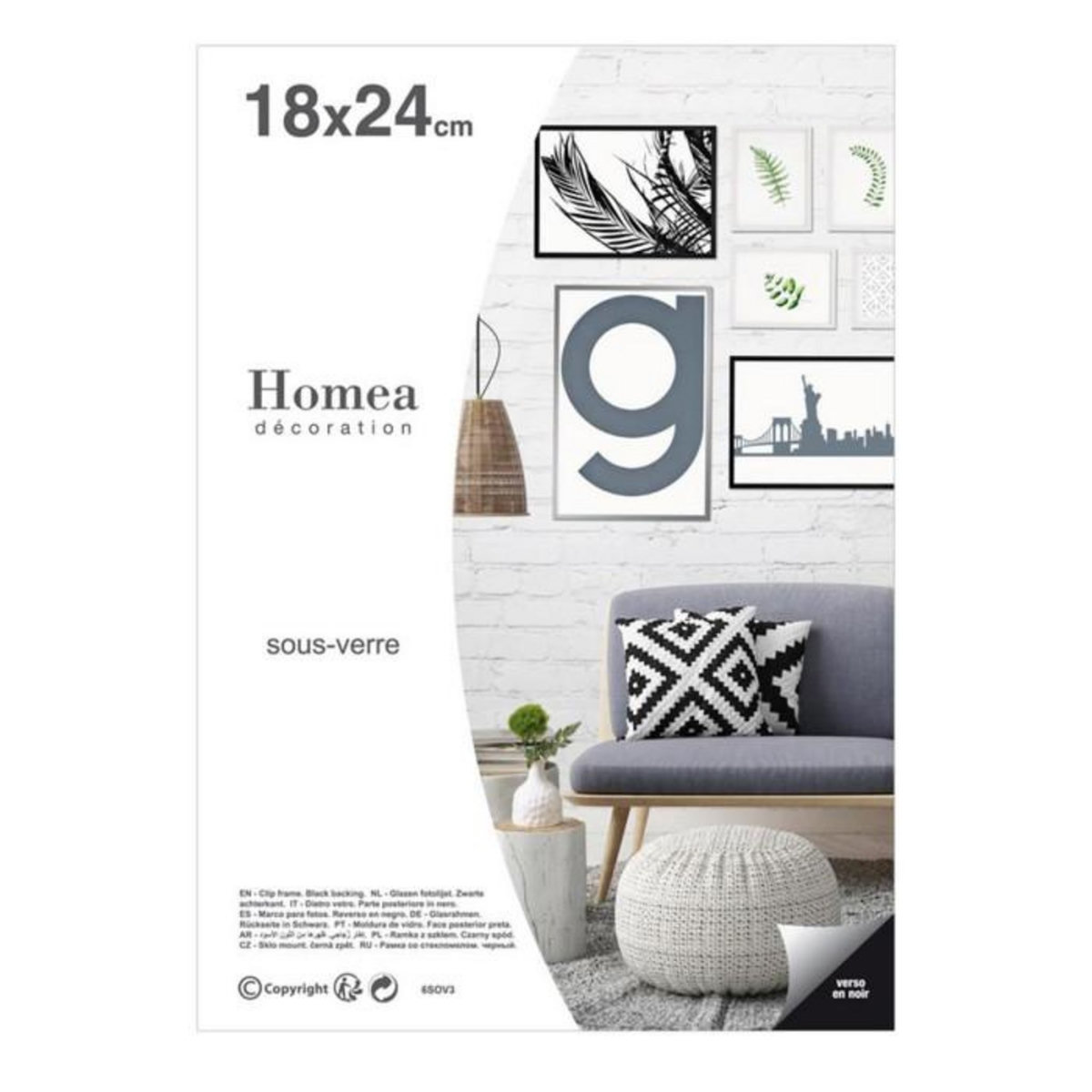 Paris Prix Cadre Sous Verre  Ilua  18x24cm Transparent