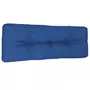 VIDAXL Coussin de palette bleu royal 120x40x12 cm tissu