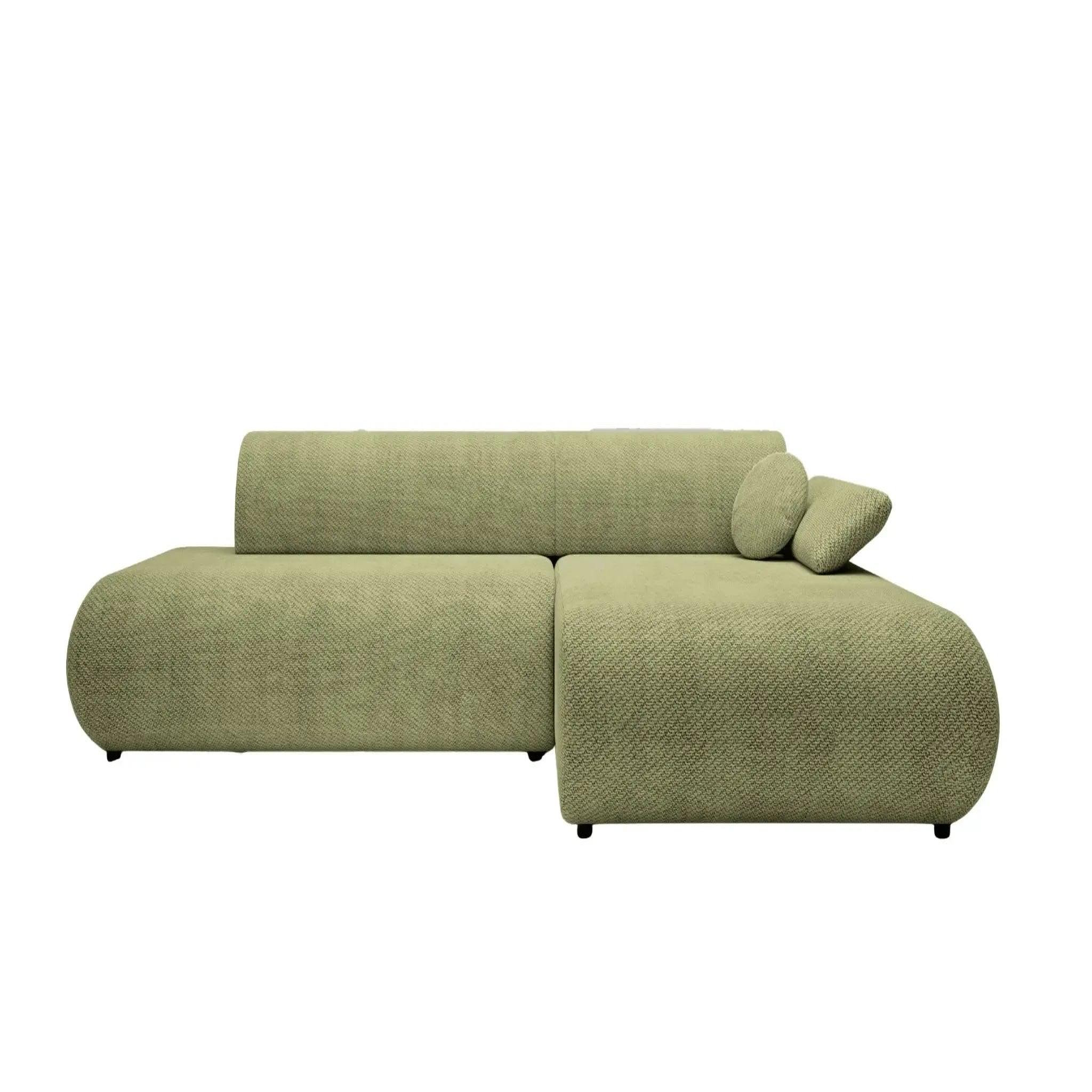 Voir la diapositive 1 : CASANOVA PARIS Levi - canapé d'angle convertible tissu lisse