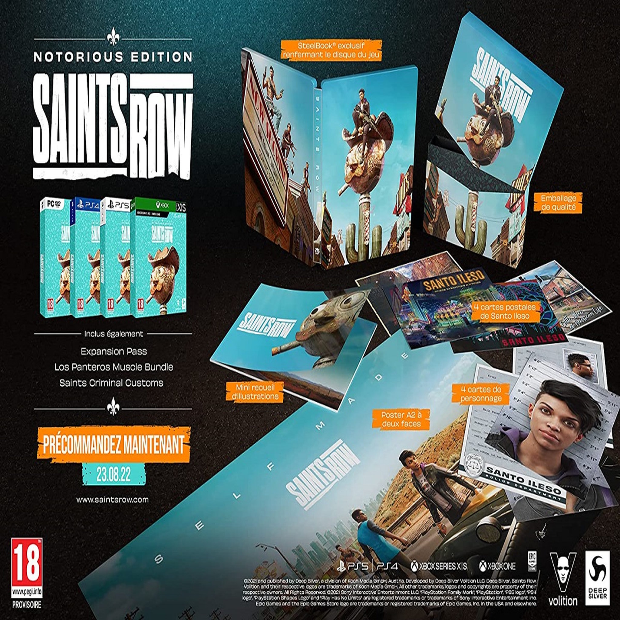 Voir la diapositive 3 : Saints Row - Notorious Edition Xbox Series X / Xbox One + Bonus Exclusif Auchan