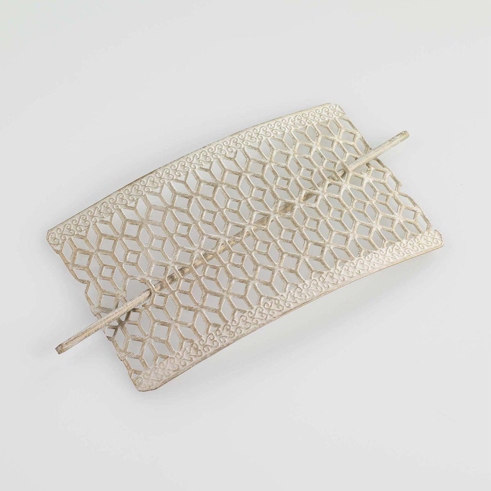 Voir la diapositive 2 : Douceur d'Intérieur Embrasse de rideau broche  ruchea  17cm blanc