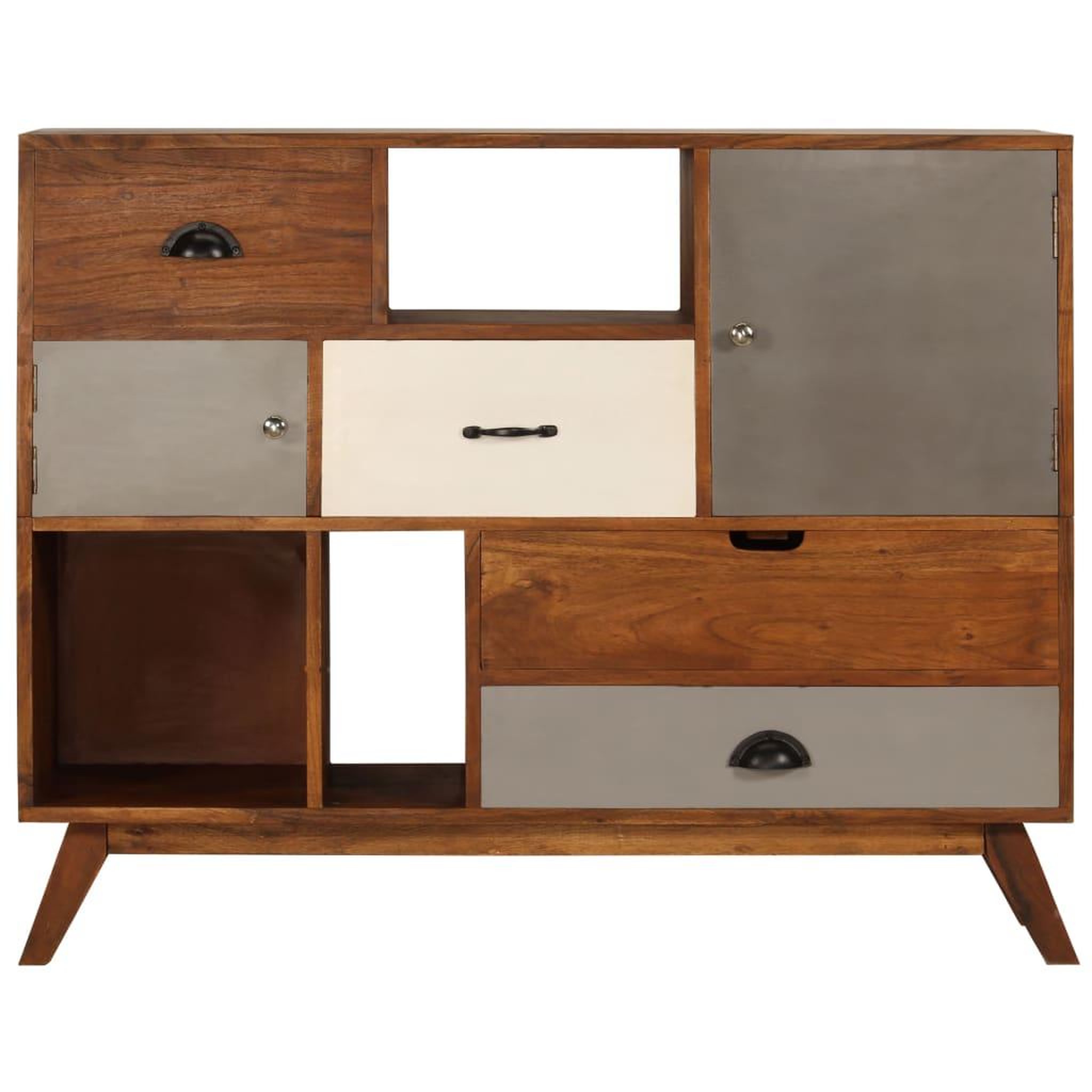 Voir la diapositive 3 : VIDAXL Buffet 115x35x86 cm bois solide d'acacia