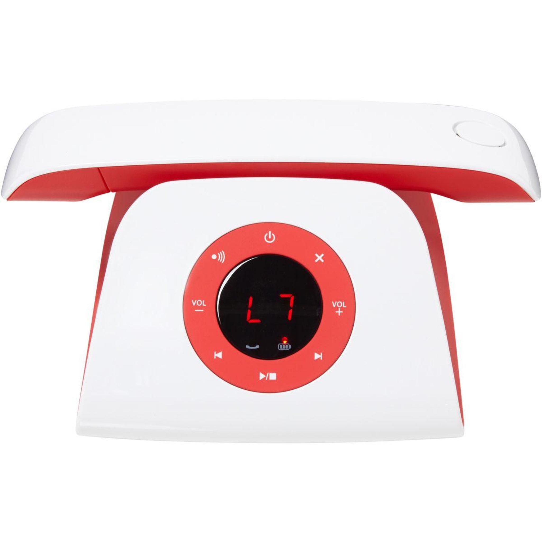 Voir la diapositive 2 : ESSENTIEL B Téléphone sans fil Comeback Solo Rouge