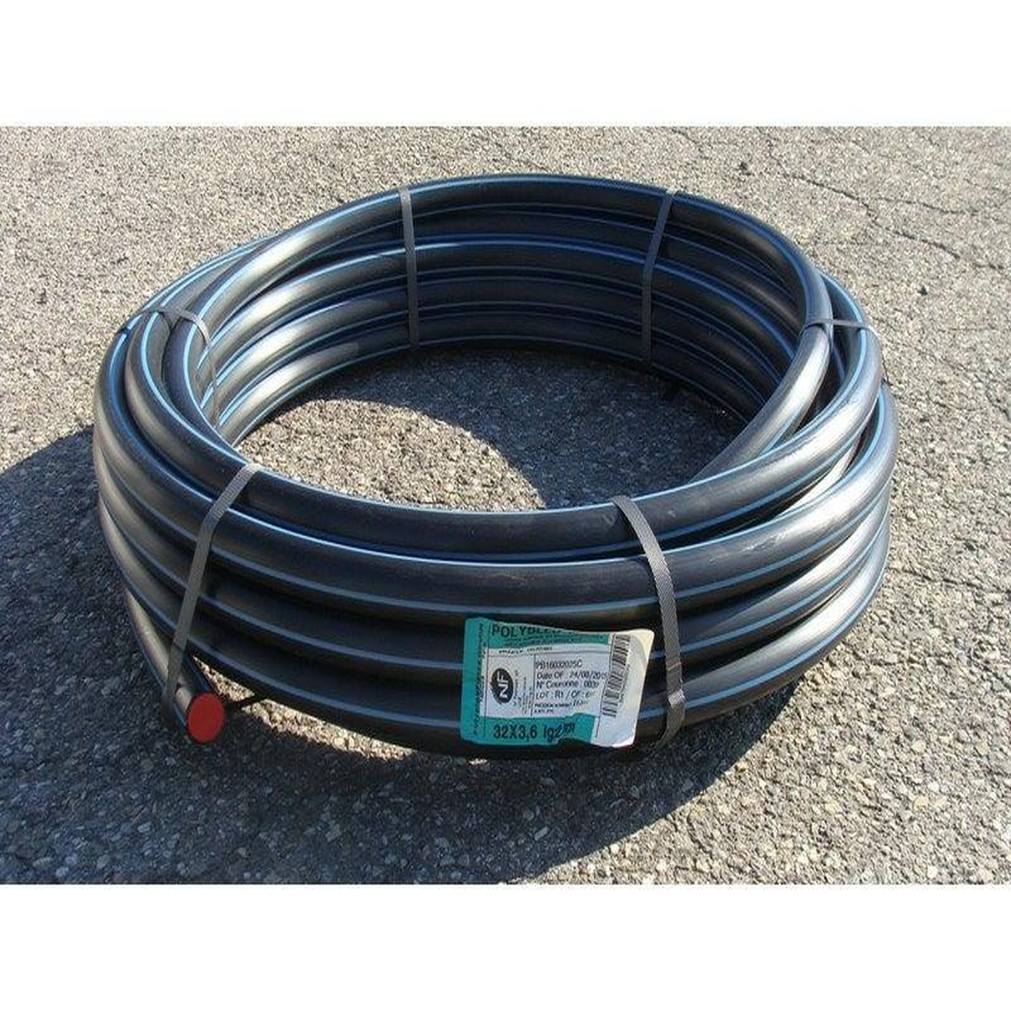 CENTRALE BRICO Tube D'Alimentation Polyéthylène, Diam.24.8 X 32 Mm, En Couronne De 25 M