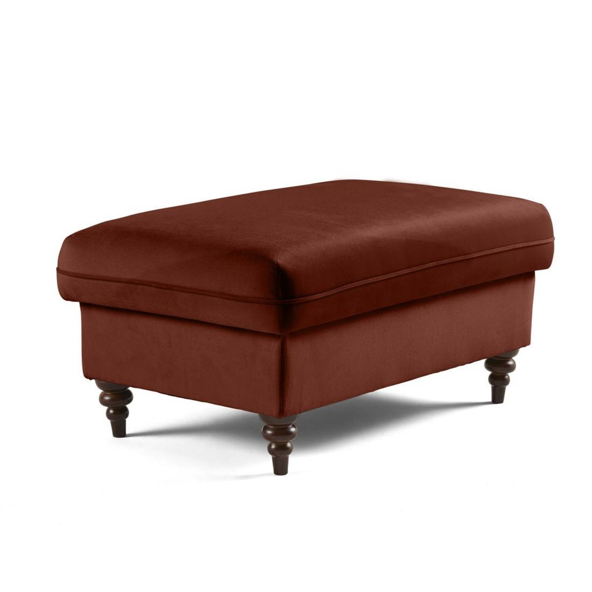 BEST MOBILIER Flamingo - pouf en velours