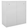 Voir la diapositive 4 : VIDAXL Armoire a casiers Gris clair et bleu 90x45x92,5 cm Acier