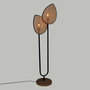Voir la diapositive 4 : ATMOSPHERA Lampadaire en Métal  Olme  143cm Beige